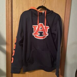Auburn Navy Hoodie with Orange Logo